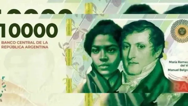 Cuándo empiezan a circular los nuevos billetes de 10.000 pesos