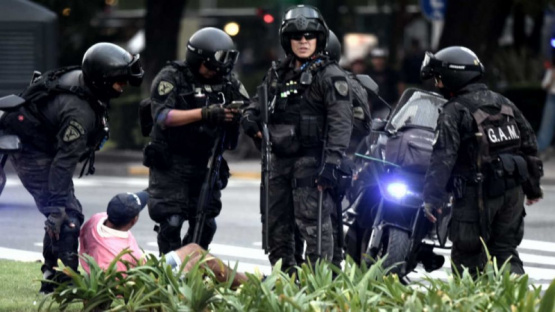 El Gobierno comenzó el operativo de seguridad por una nueva marcha