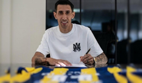 La primera publicación de Di María tras su histórico regreso a Rosario Central