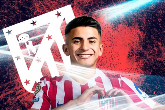 El Atlético de Madrid anunció la llegada de Thiago Almada como refuerzo estrella