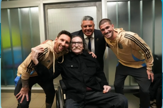 El encuentro entre Charly García y Leo Messi