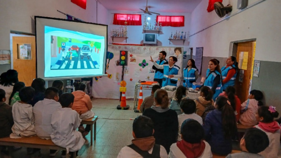 Tránsito inició talleres de educación vial en las escuelas